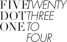 TWENTY THREE TO FOUR